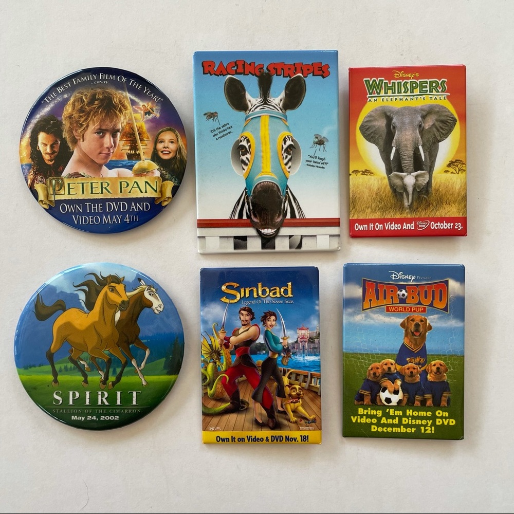 Movie Promotional Pins (6)